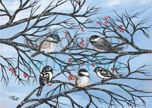 CAP Chickadees LG FR Print
