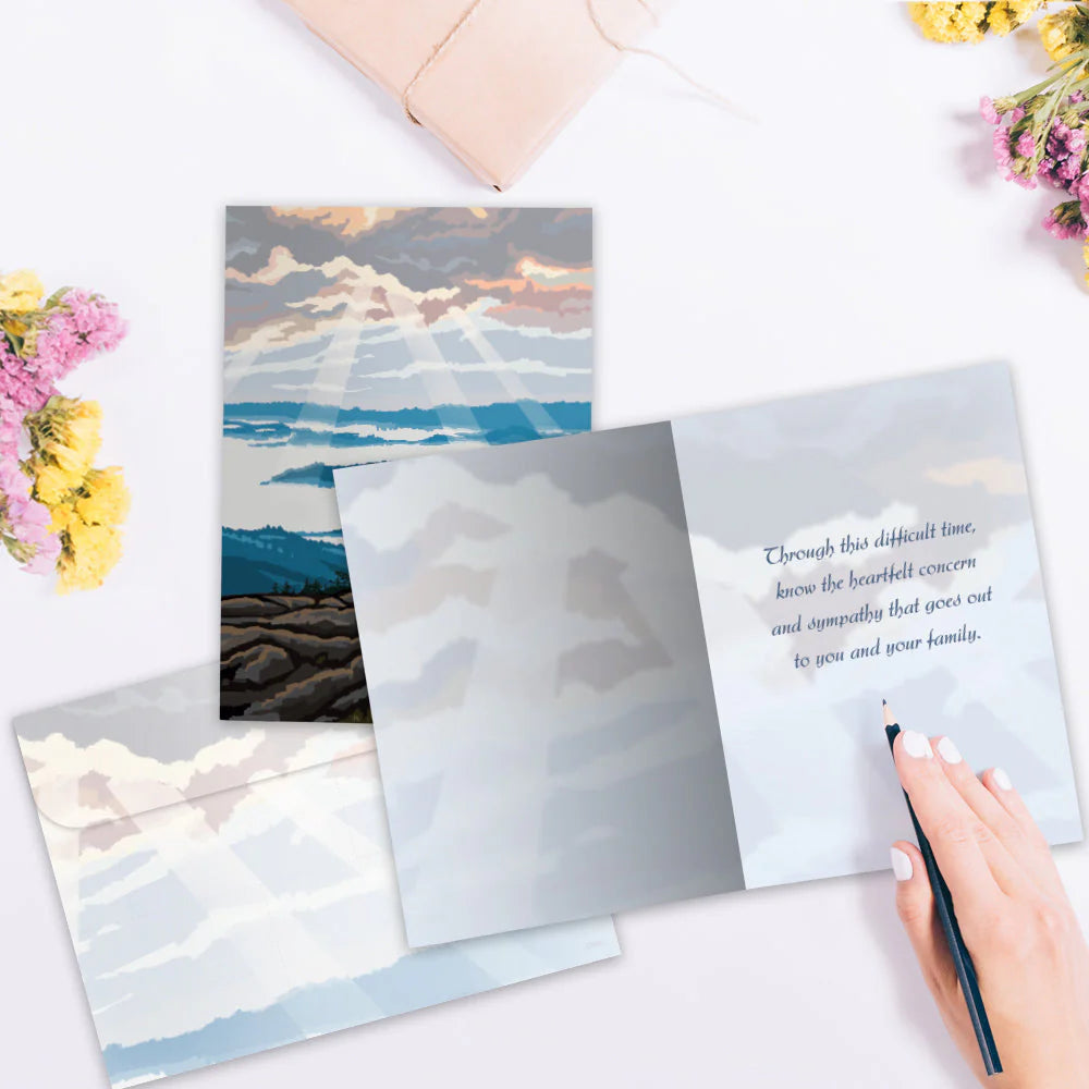 TF Sympathy Card From Above
