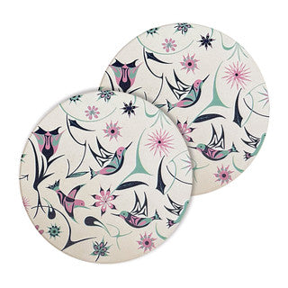 Ceramic Coasters ~ H-Bird (Set of 2)