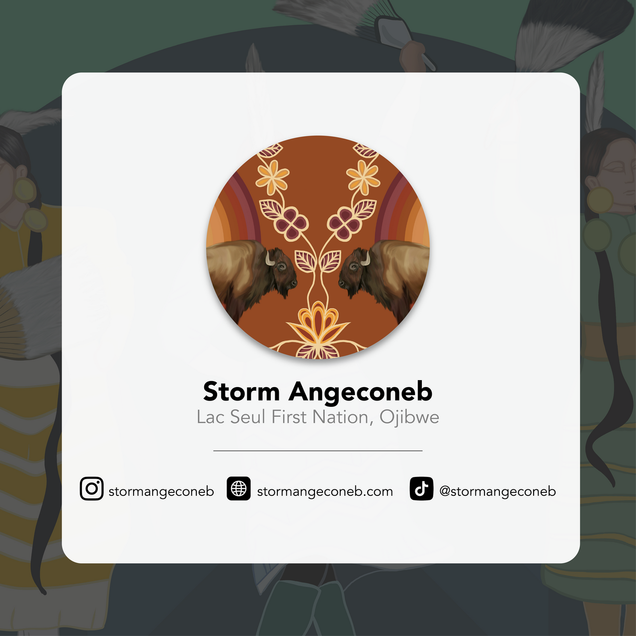 Gar Buffaloes Playing Cards