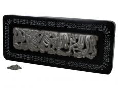 Pan Crib  Board -Pewter Native Panel Design