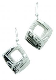 Silver Pewter ~  Square Orca ER