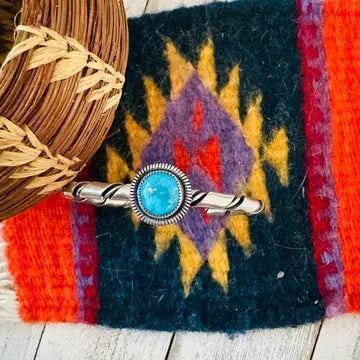 NIZ ~ SS Kingman Turquoise Cuff Bracelet