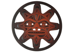 Pan Lg Sun Rosewood Trivet