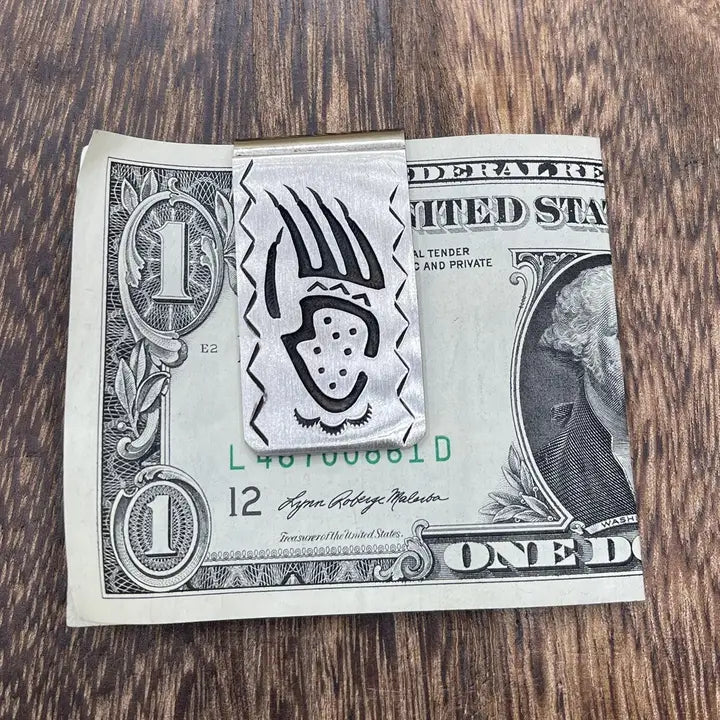 Navajo Bear Paw Money Clip
