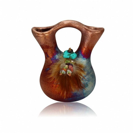 Raku Sm Wedding Vase
