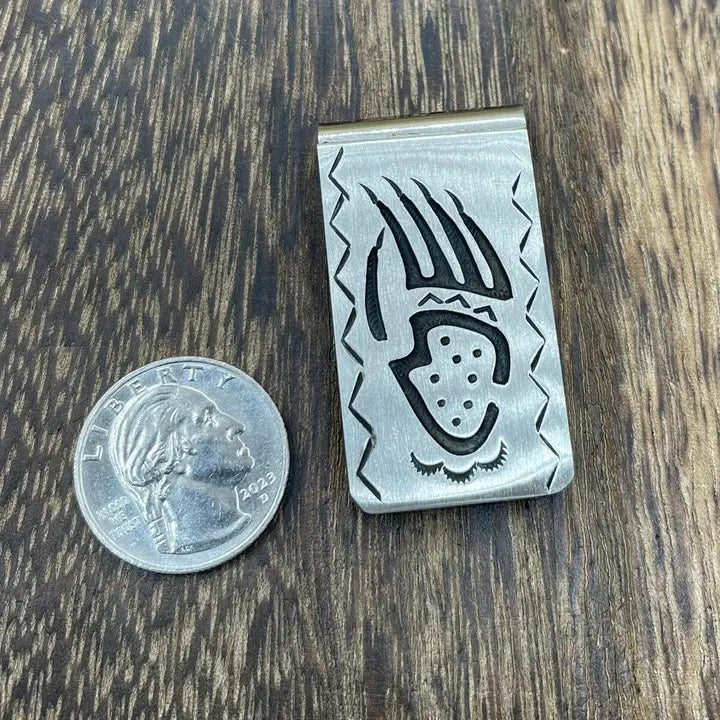 Navajo Bear Paw Money Clip