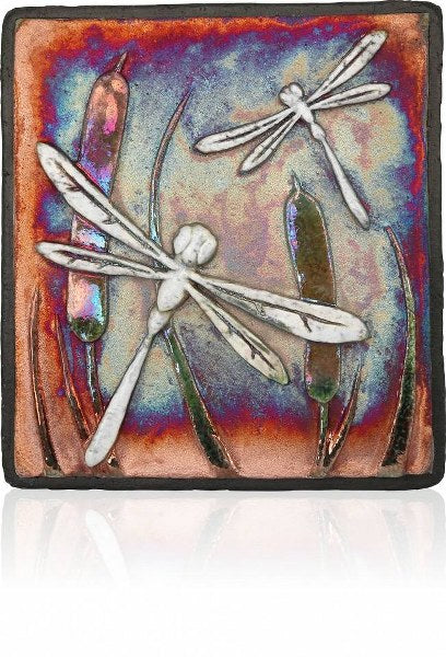 Raku Dragonfly Lg Wall Art