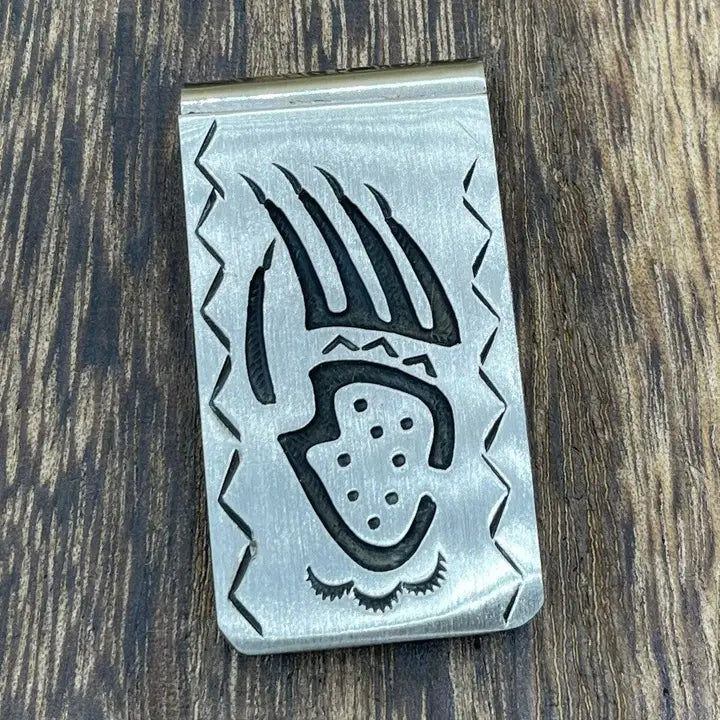 Navajo Bear Paw Money Clip