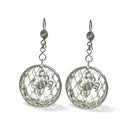 Sterling Silver Crab Pot Earrings