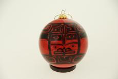 Pan Chilkat Red Ornament