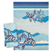 Gar Orca Family Tea Towel