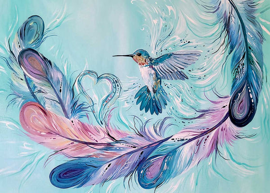CAP Gift Card Pkg - Hummingbird Feathers