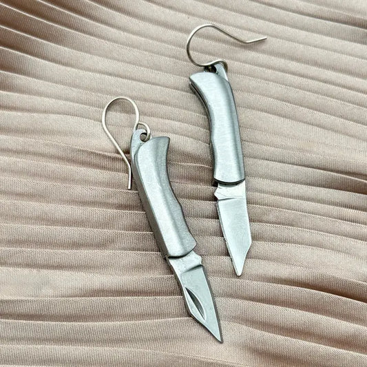 Earrings ~ The Billie Metal Knife Earrings
