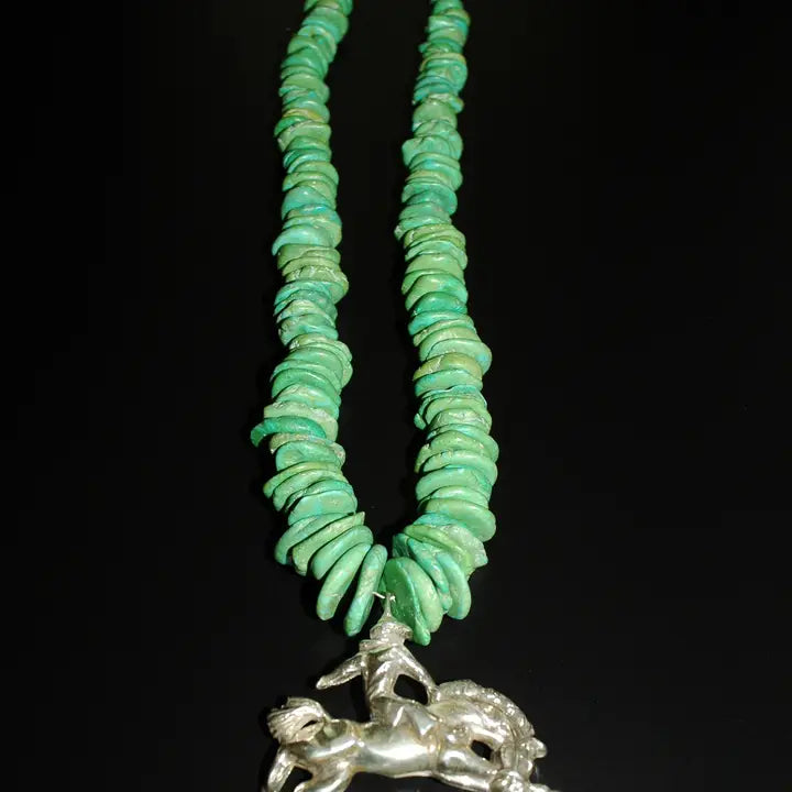 HOCT ~ Bronco Cowboy Turquoise Chunk NK