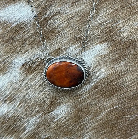 Navajo SS Orange Spiny Oyster 18" NK