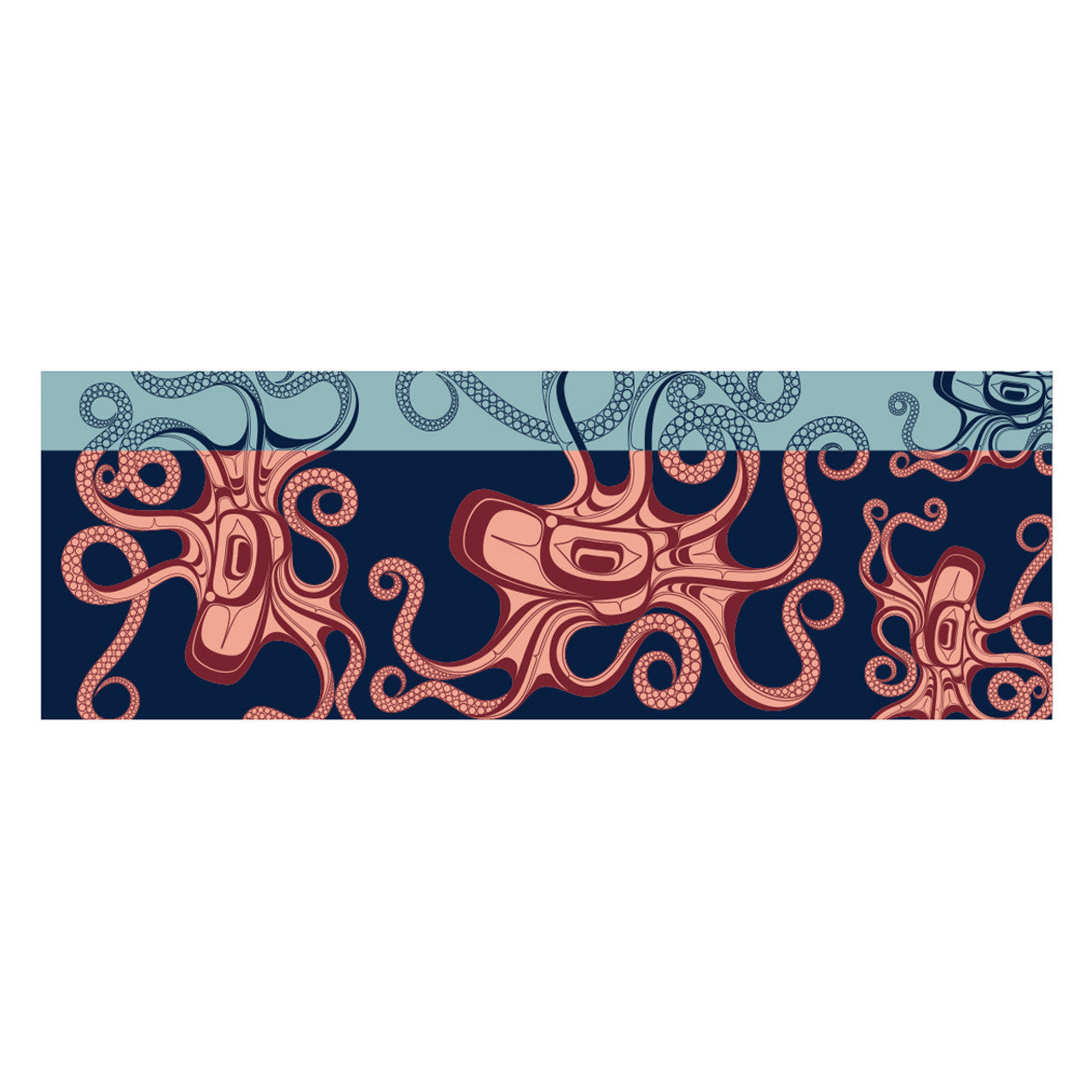 Eco Scarf ~ Octopus (Blues)