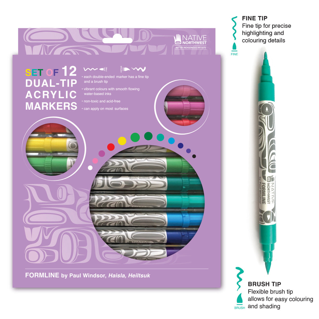GAR Acrylic Felt Markers