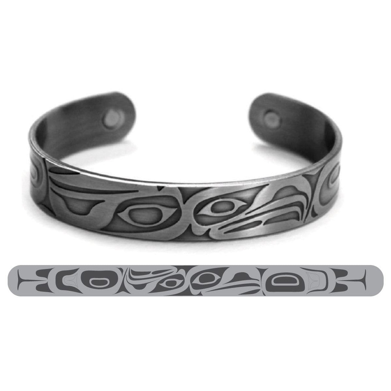 GAR Silver Brushed Copper Eagle/ Raven BR