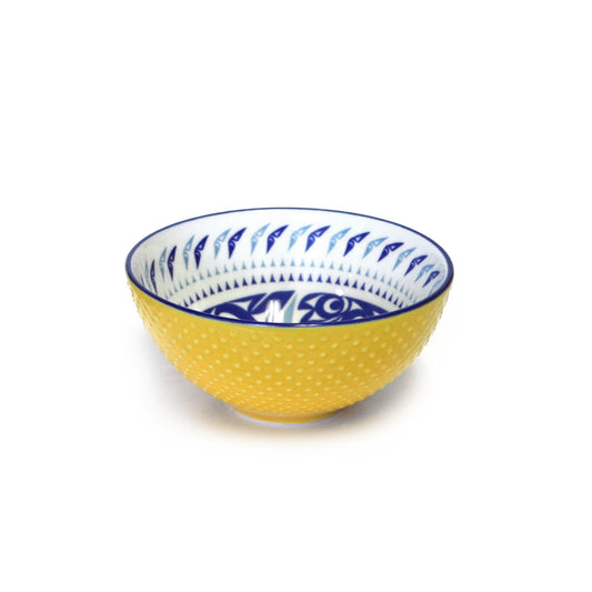 Gar Sm Art Bowl H-Bird Yellow