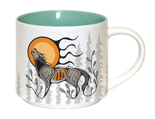 Gar Ceramic Mug Wolf