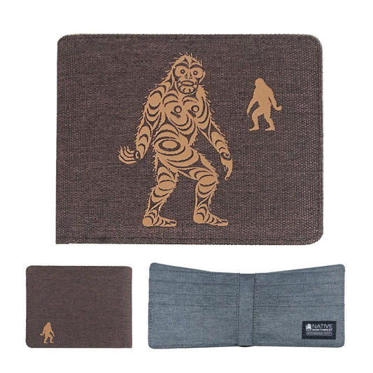 Gar Crosshatch Wallet - Sasquatch