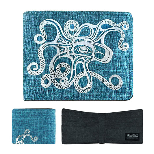 Gar Crosshatch Wallet Octopus