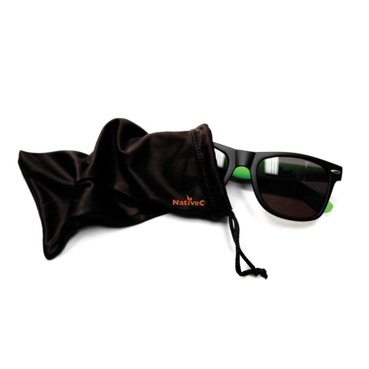 Gar Feathers Blue Sunglasses