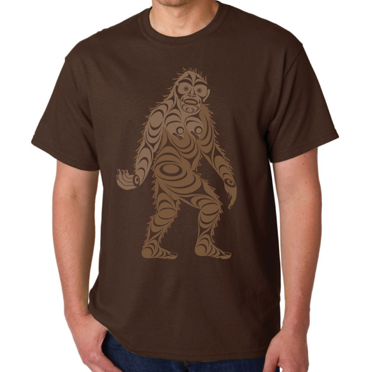 Gar Brown T-shirt - Sasquatch