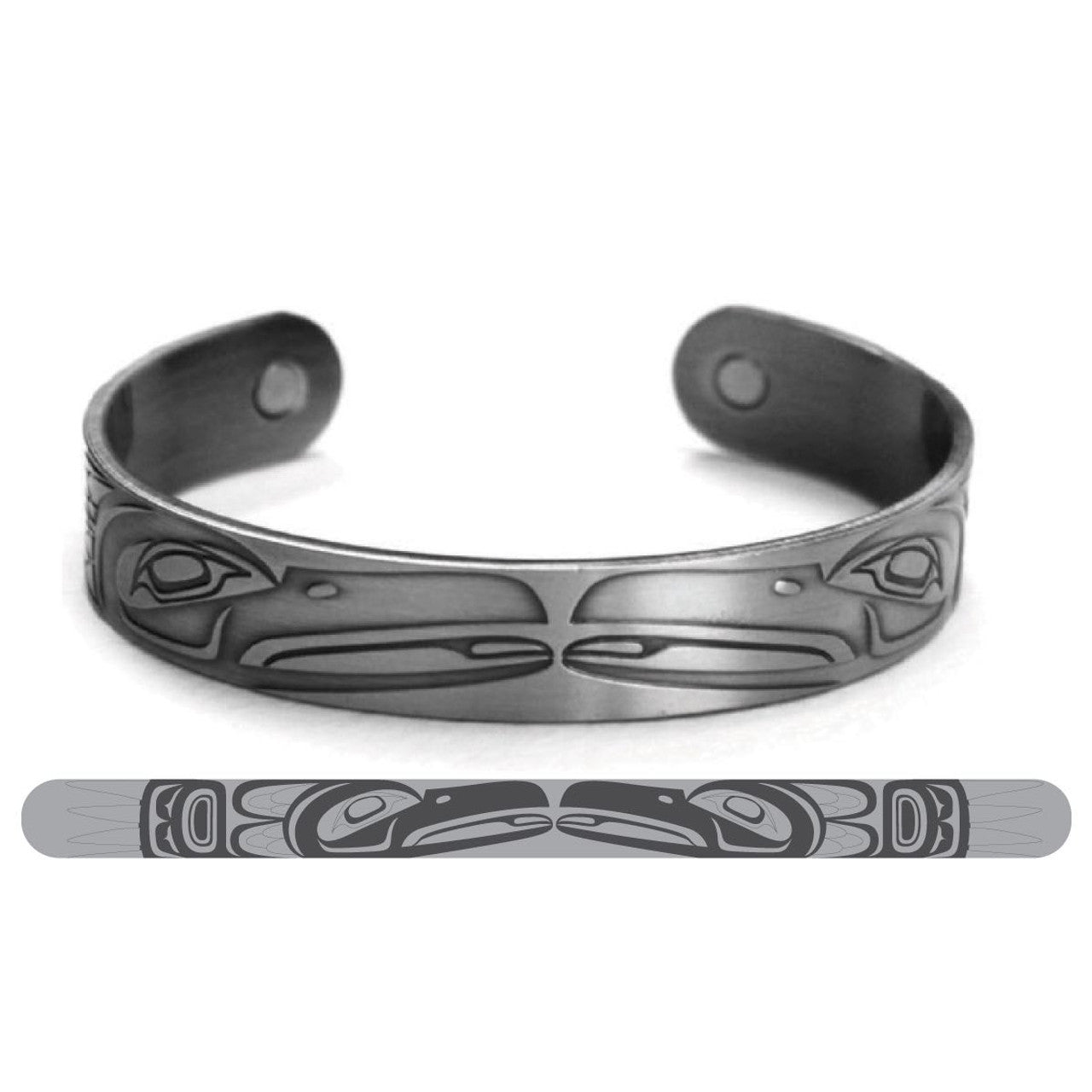 GAR Silver Brushed Copper Raven BR