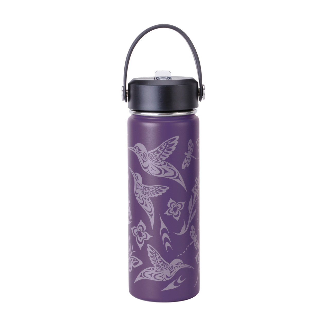 Gar Wide Mouth Insulated Bottle ~ Hummingbird