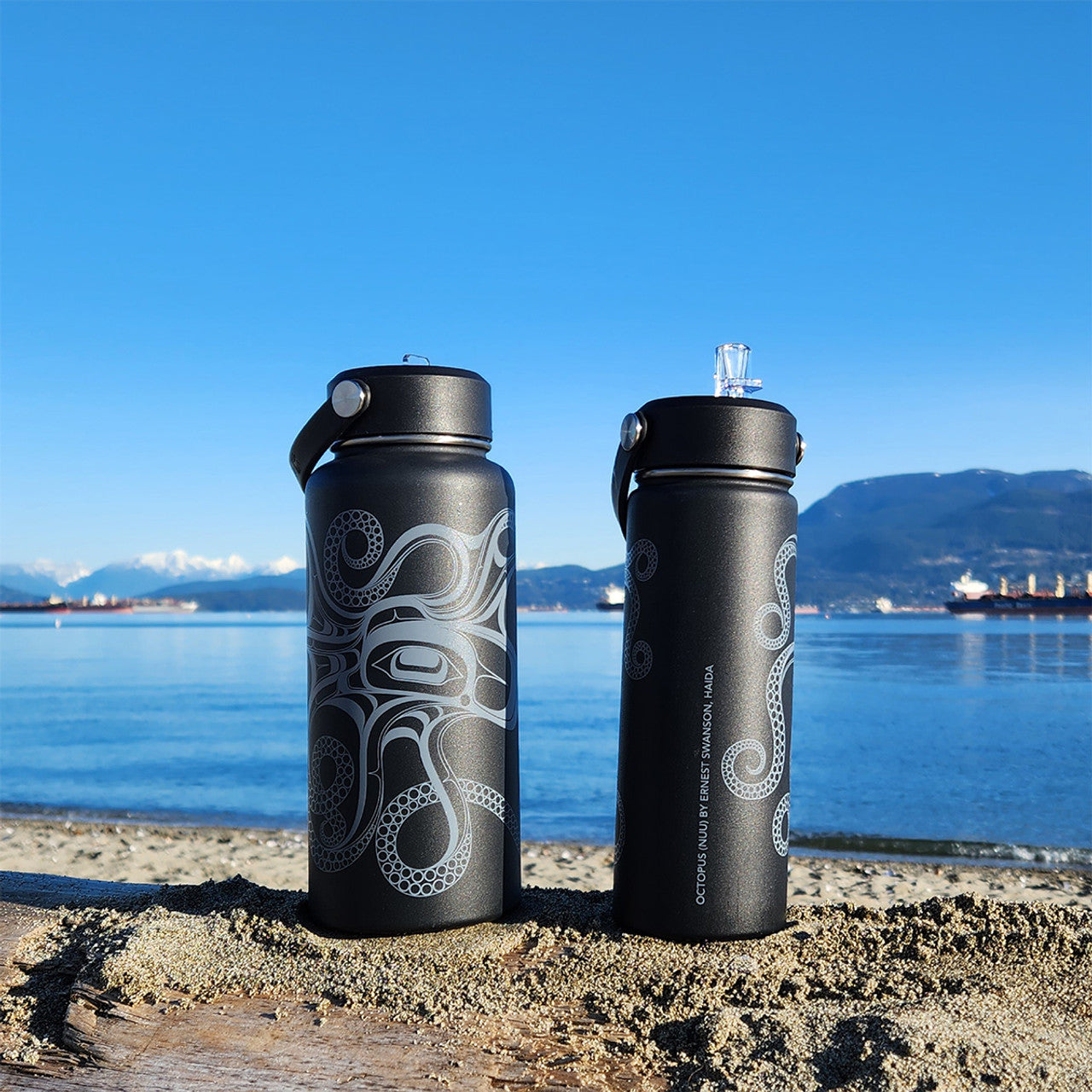 Gar Wide Mouth Insulated Bottle ~ Octopus