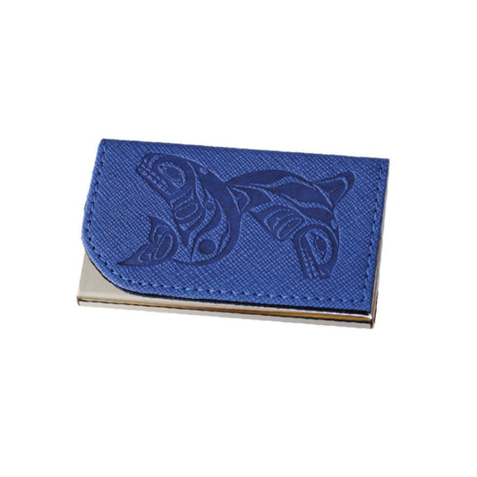 Gar Blue Orca Card Holder