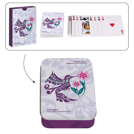 Gar Playing Cards in Tin H-Bird