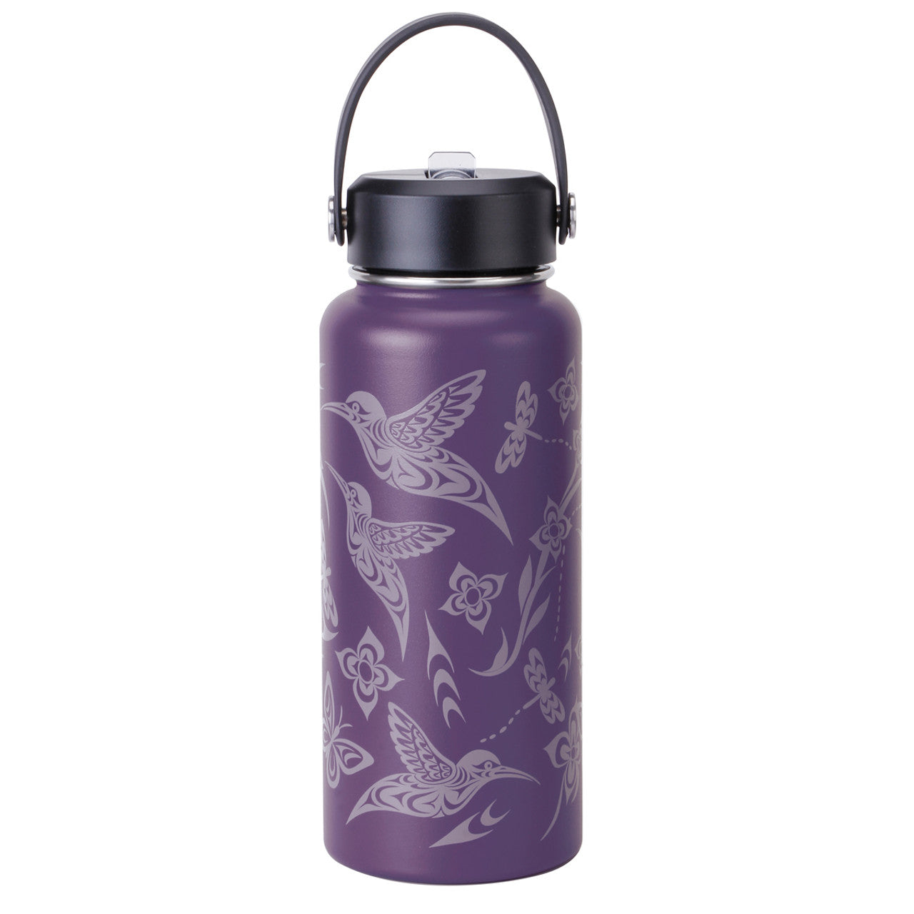 Gar Wide Mouth Insulated Bottle ~ Hummingbird