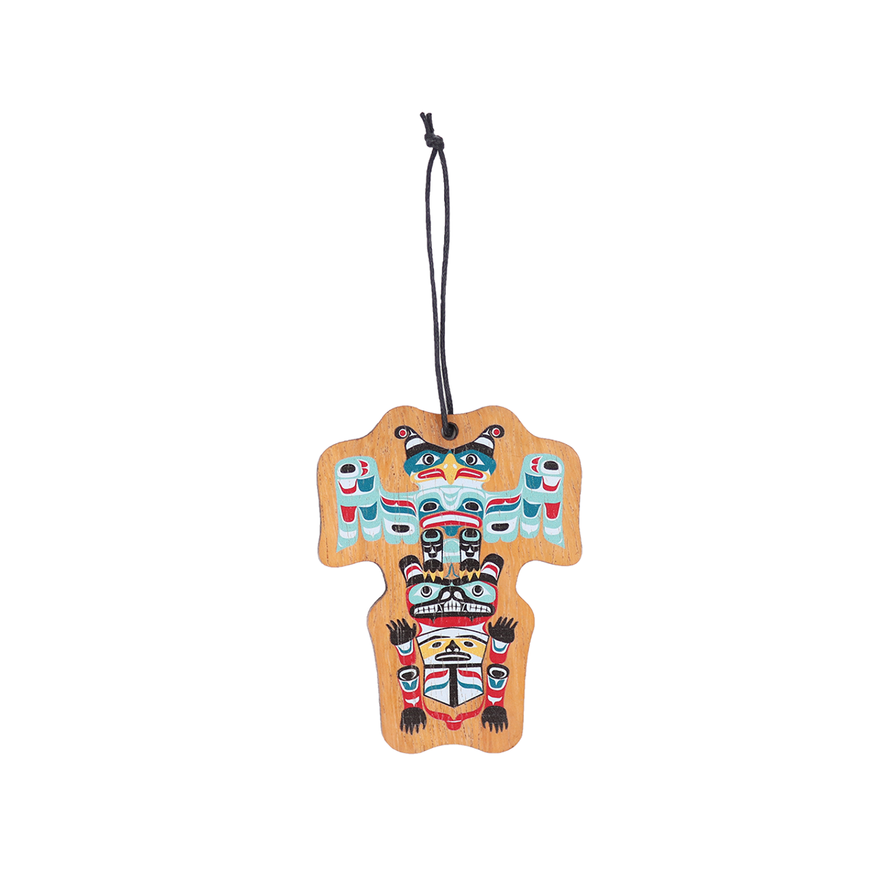 Gar Totem Wood Ornament