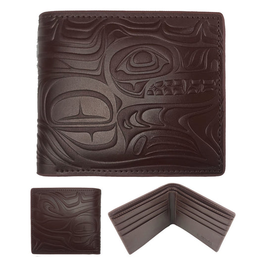 Gar Spirit Wolf Leather Brown Wallet