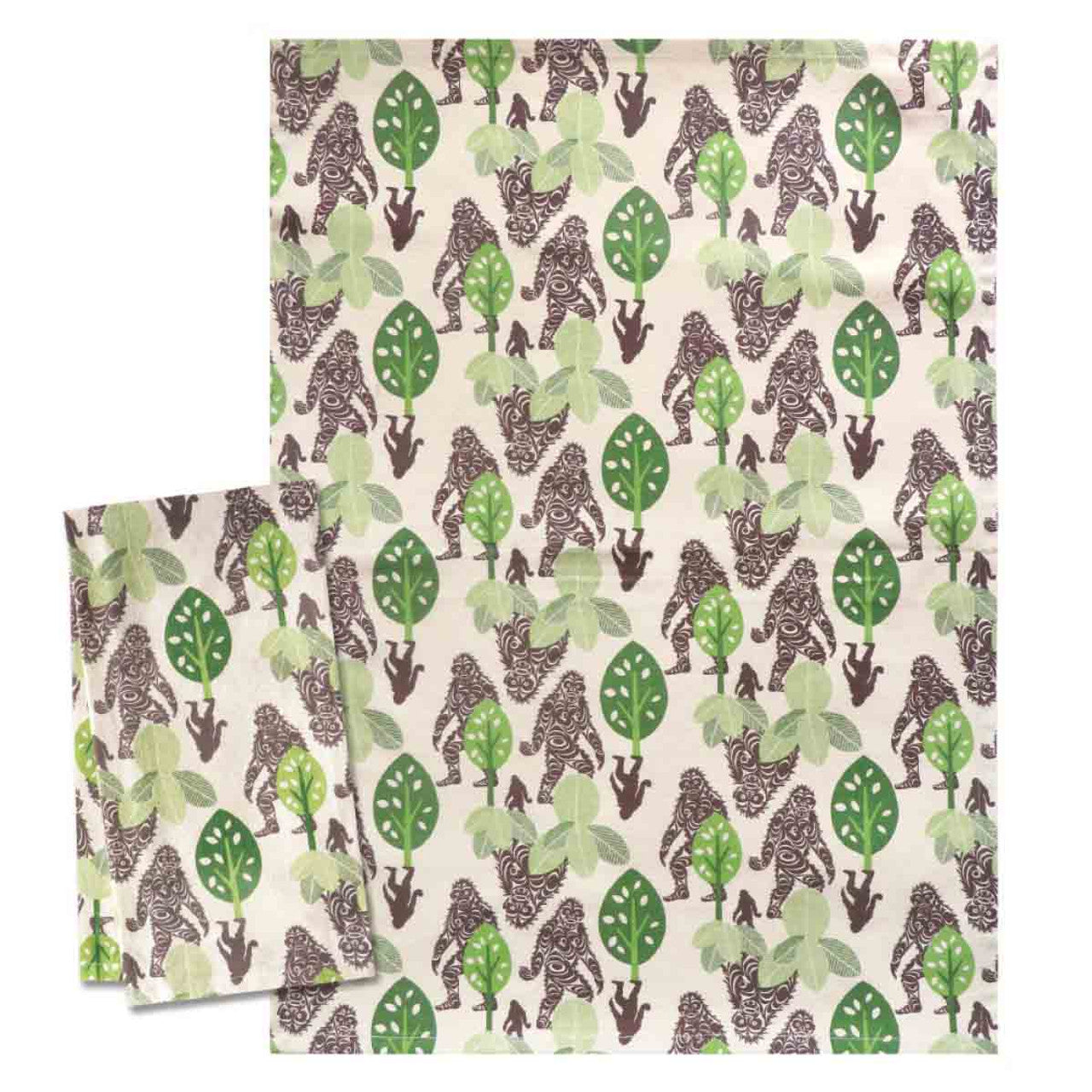 Gar Sasquatch Tea Towel