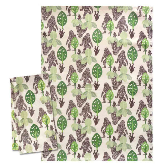 Gar Sasquatch Tea Towel