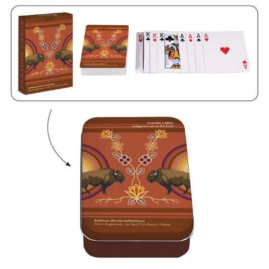 Gar Buffaloes Playing Cards