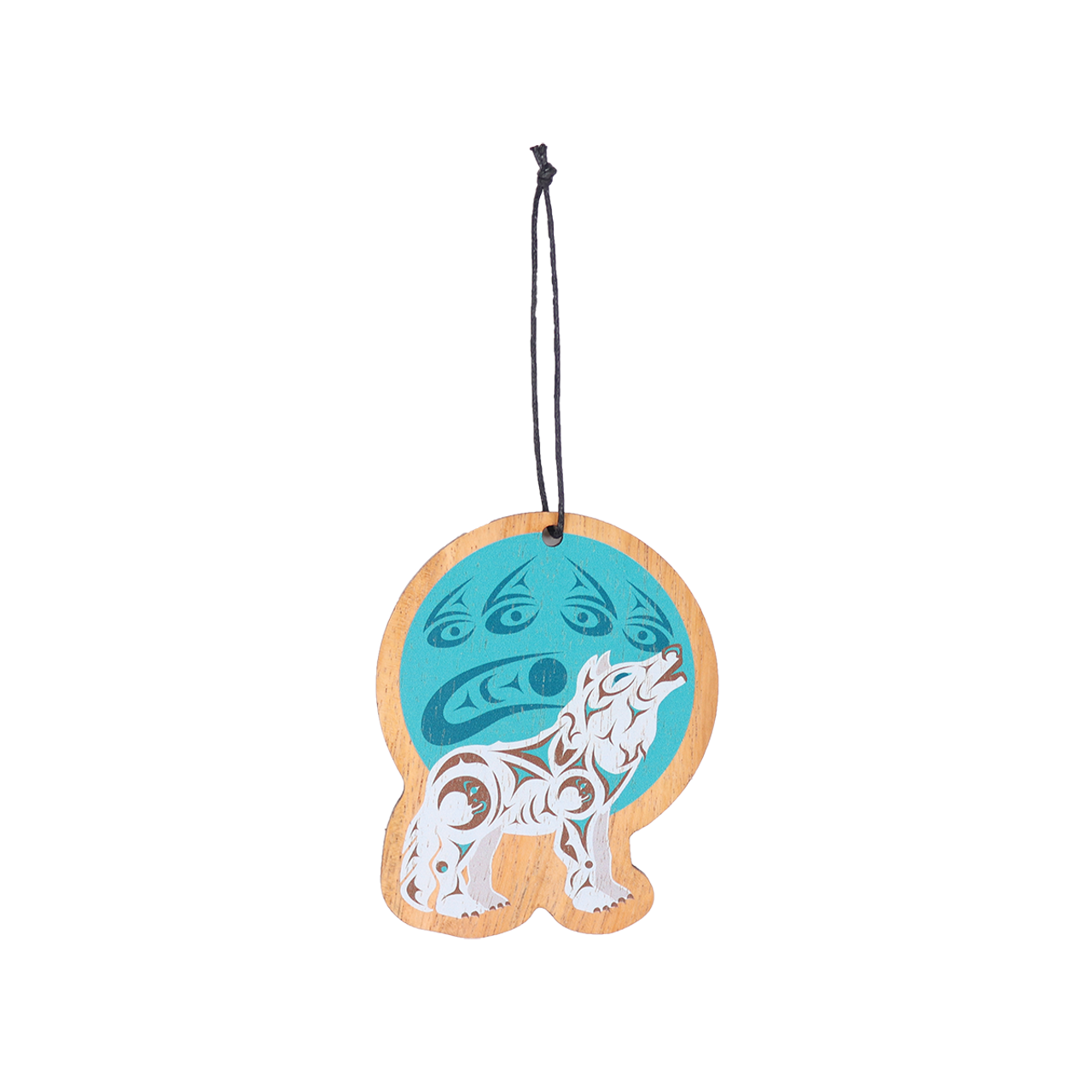 Gar Howling Wolf Ornament