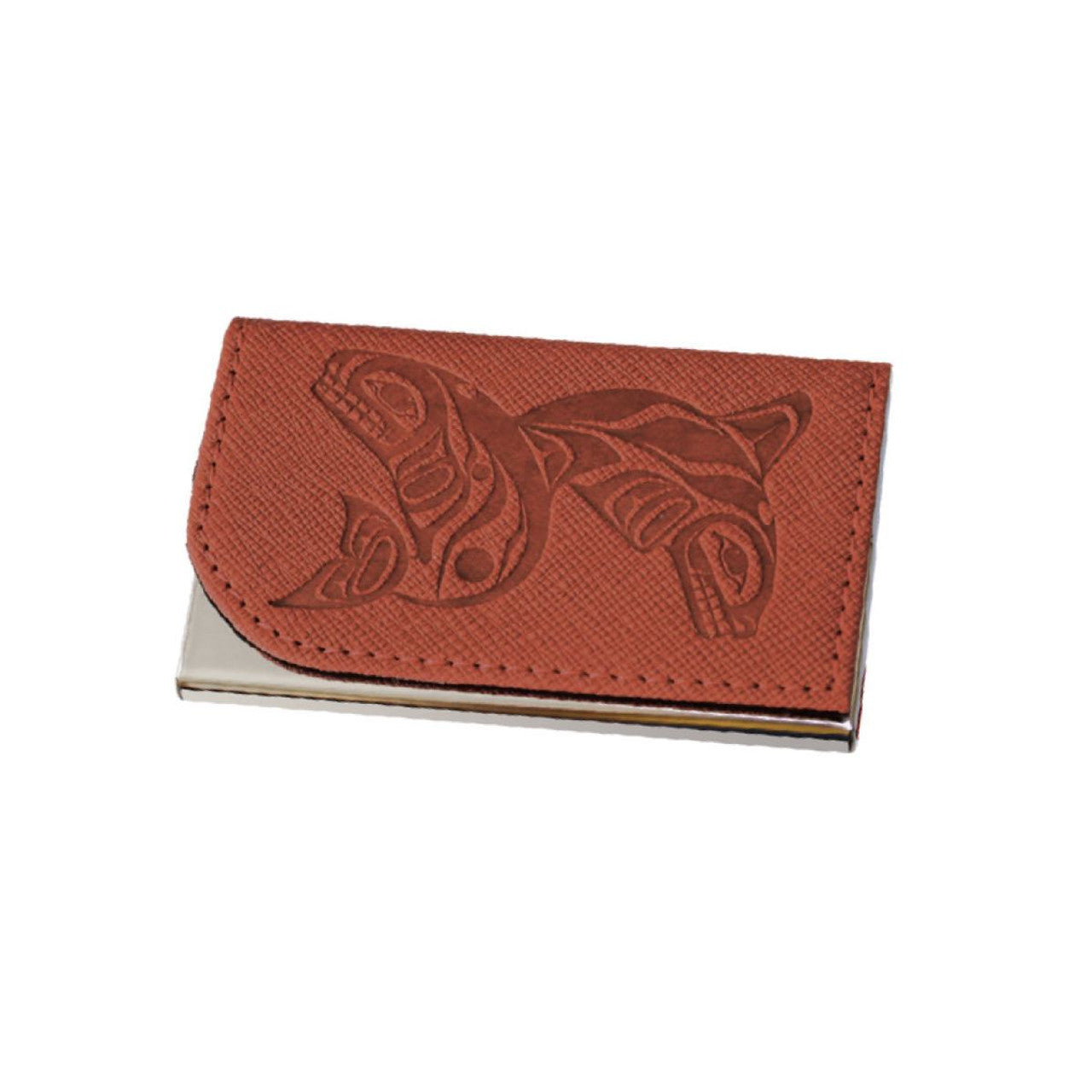 Gar Brown Orca Card Holder
