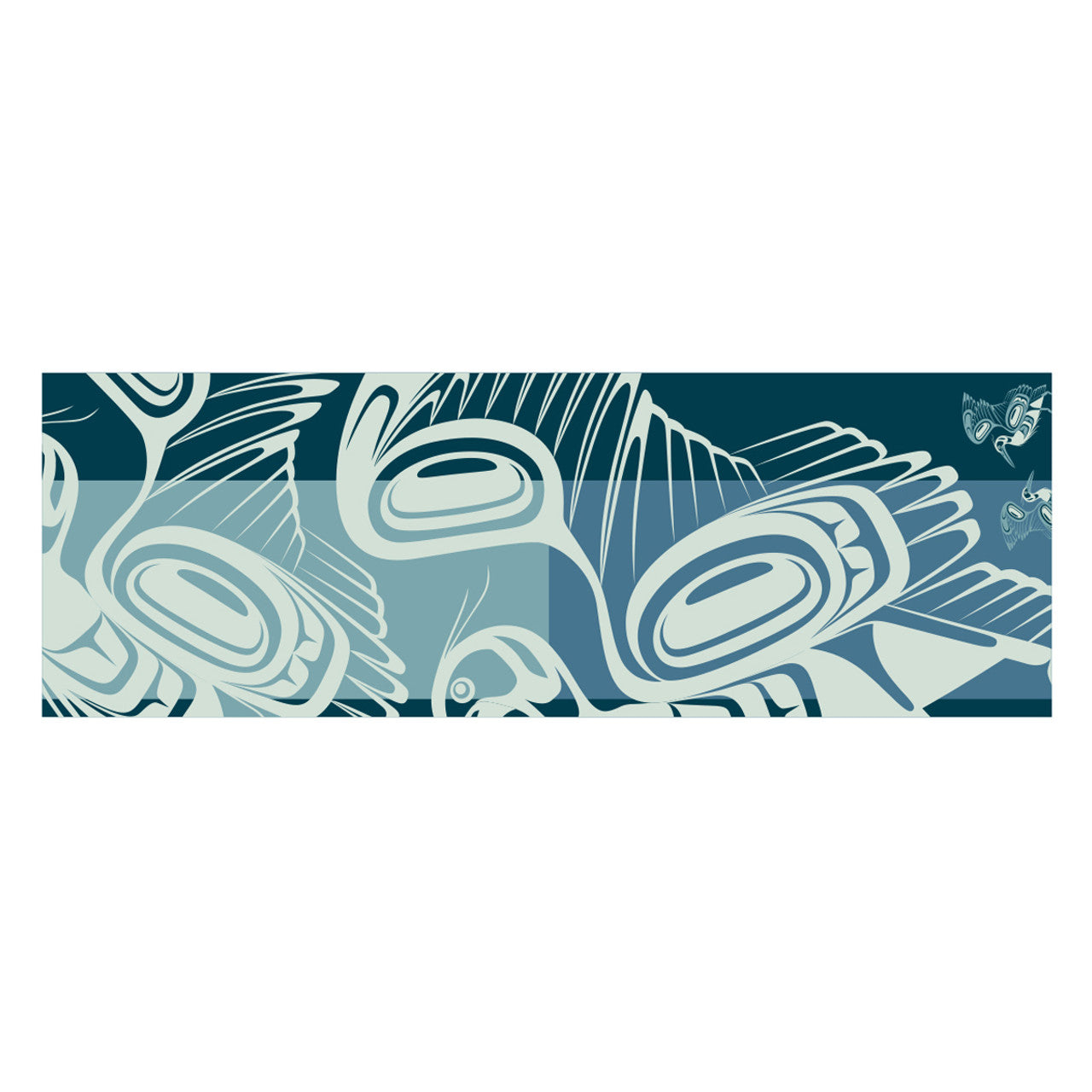 Eco Scarf ~ Blue Heron