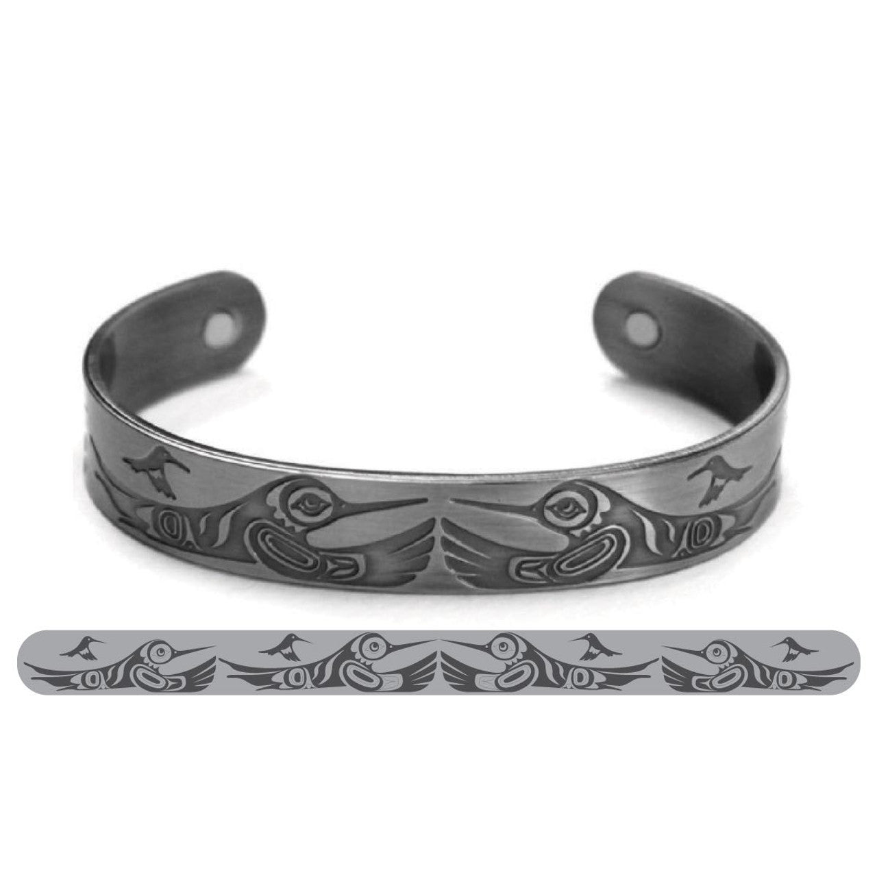 GAR Silver Brushed Copper H-Birds BR