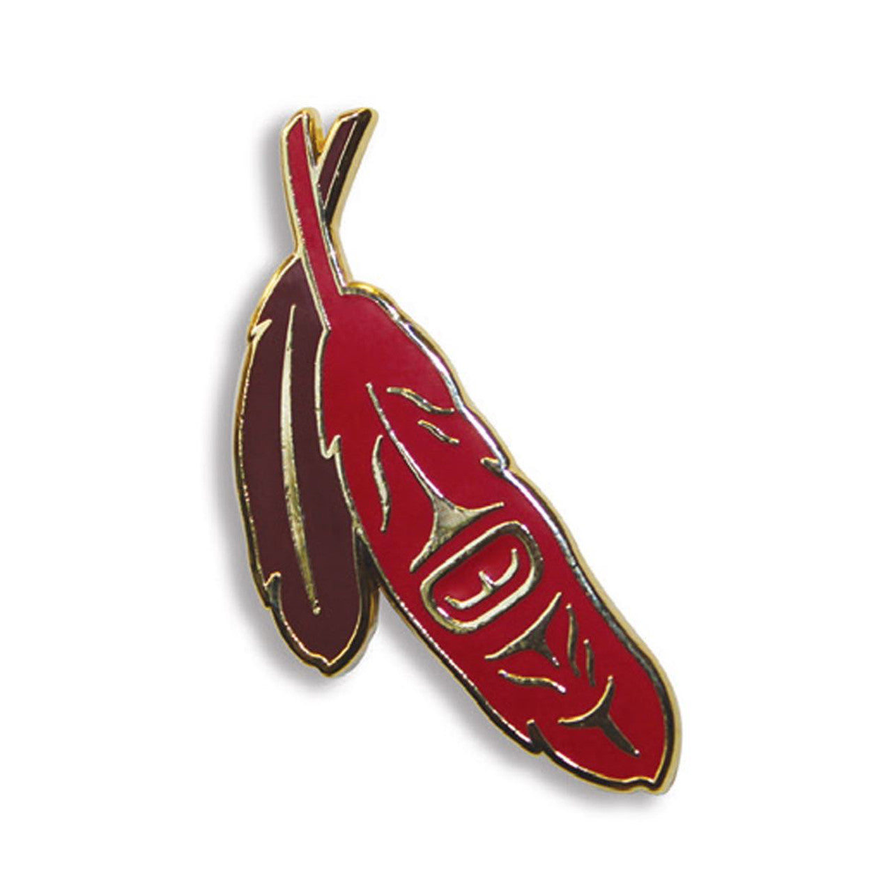Gar Enamel Pin - Sacred Feather