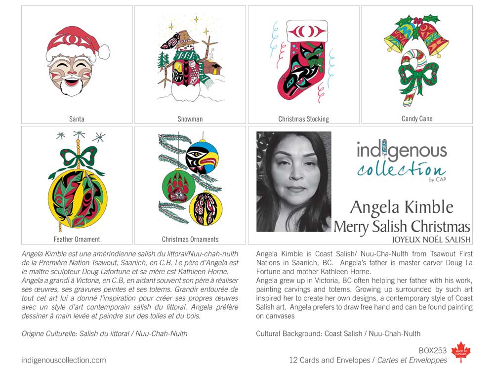 CAP Merry Salish Christmas Box Card Set