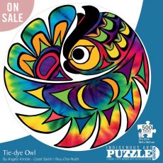 CAP Tie-Dye Owl Puzzle Round
