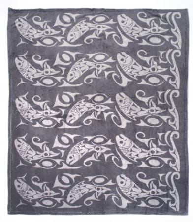 Kanata DS GrayReturnSalmon Blanket